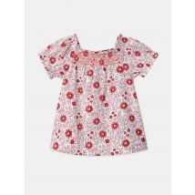 Blumenbesticktes Smockkleid - 12 Monate - Viskose/Baumwolle - Sergent Major