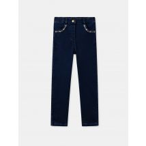 Dunkelblaue Slim Jeans Für Mädchen - 8 Jahre - Elastan/Polyester - Sergent Major