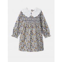 Blumendruckkleid Mit Weißem Kragen Für Mädchen - 9 Jahre - Sergent Major