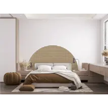 Vinilo Media caña - listones decorativos imitación madera