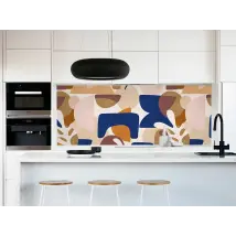 Vinilo Aparador - adhésif motif formes abstraites couleurs mixtes