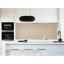 Vinilo Aparador - décoratif imitation rattan beige