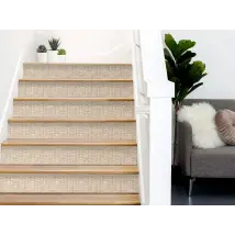 Vinilo Contramarcha - ratán decorativo imitación beige