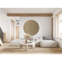 Vinilo Redondo - Listones decorativos imitación madera