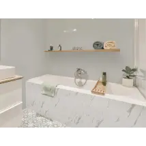 Vinilo adhesivo Revestimiento - marbre effet blanc minimaliste