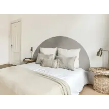 Media caña - Adhésif décoratif béton gris clair