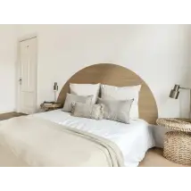 Media caña - Revestimiento decorativo de madera de roble natural