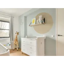 Vinilo Redondo - adhesivo decorativo imitación madera de abeto claro