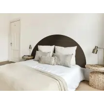 Media caña - Revestimiento adhesivo para madera wengé oscuro