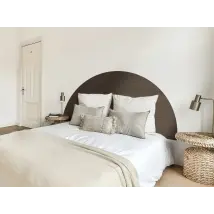Media caña - Revestimiento adhesivo efecto madera caoba oscuro