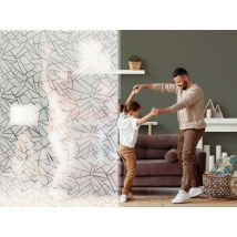 Lámina decorativa con efecto de cristal roto