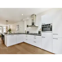 Frente de cocina - Papier adhésif blanc mat