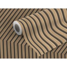 Revestimiento decorativo imitando listones de madera