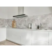 Revestimiento decorativo blanco de la pared de la basura