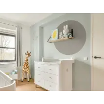 Redondo - Adhesivo decorativo gris ultramate
