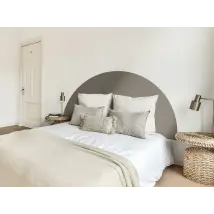 Media caña - Adhésif décoratif gris taupe ultramat