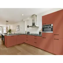 Fachada de cocina - Adhésif décoratif terracotta ultramat