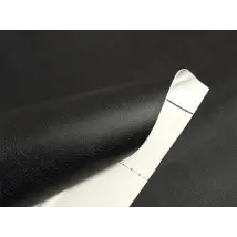 Revestimiento adhesivo de cuero negro