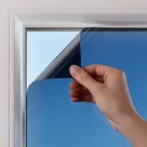 Película de protección térmica tintada y plateada metalizada
