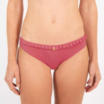 Culotte à volants coton bio et teinture végétale Fleur de lotus