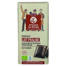 Artisans Du Monde - Chocolat Bio Praline 85g - Chocolat en tablette