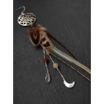 Lloydie Darnanville - Boucle D'Oreille Plumes Féminin - Bijoux bien-être