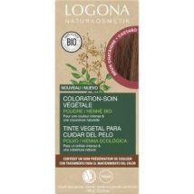 Soin colorant Bio 100 % Végétal - Brun Chataigne - 100 gr - Logona