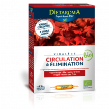 Circulation et Elimination Bio - 20 ampoules - Dietaroma
