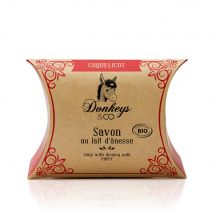Ecocert - Savon Bio Coquelicot Lait D’ânesse 25g Donkeys And Co - Beauté des mains