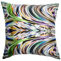 Ecocert - Coussin Soie Lin Spirale Aux Fleurs De Bach Apaisantes Bio - Housses et coussins