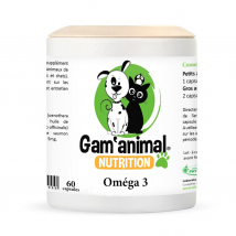 Bio Et Santé - Gam’animal Oméga 3 - Pour les animaux