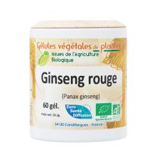 Bio Et Santé - Ginseng Rouge Bio - 250 Gélules - Forme & vitalité