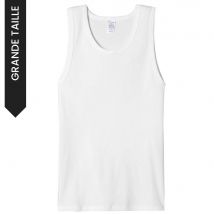 Achel Par Lemahieu - Débardeur Marcel Blanc Homme 100% Coton - Mode prêt à porter Homme