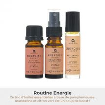 Supra France - Kit Energie Aromathérapie 3 Étapes - Coffret