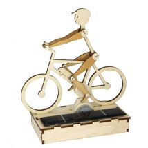 La Boutique Solaire - Maquette Cycliste Solaire En Bois - Maquettes