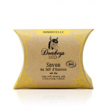 Ecocert - Savon Bio Immortelle Lait D’ânesse 25g Donkeys And Co - Beauté des mains