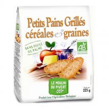 Le Moulin Du Pivert - Petits Pains Grillés 7 Céréales & Graines Bio & Vegan