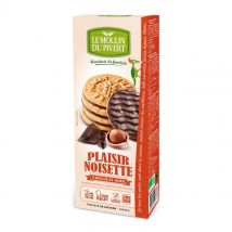 Le Moulin Du Pivert - Biscuits Plaisir Noisette Chocolat Noir Bio