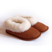 D.grandiose - Chaussons Enfant Camel, Fourrés En Peau De Mouton - Mode prêt à porter Enfant
