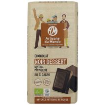 Artisans Du Monde - Chocolat Équitable Et Bio Noir Dessert - 200gr - Chocolat en tablette