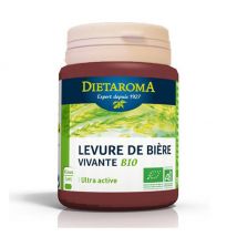 Dietaroma - DIETAROMA - Levure de bière vivante bio - 90 gélules - Complément alimentaire - Peau - Solaire - Ongles - Cheveux