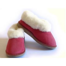 D.grandiose - Chaussons Mixtes Rouges, Fourrés En Peau De Mouton - Chaussures & Chaussons