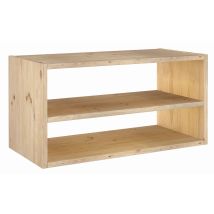 Europe & Nature - Etagère Pin Massif Germain Tv - Mobilier écologique