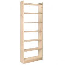 Europe & Nature - Etagère Pin Massif Gala- 217x80 - Mobilier écologique