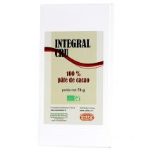 Speeduline Pj Natura - Chocolat Cru Intégral Cru Bio Pâte De Cacao 100% - Cacao & chocolat en poudre