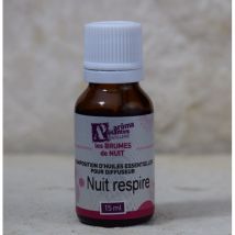 Arôma'plantes - Composition Huiles Essentielles Nuit Respire 15 Ml - Complexe de diffusion