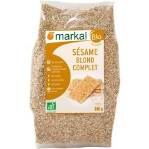 Markal - Graines De Sésame Complet Bio | 500g - Graines à germer