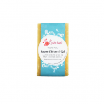 Savon à froid au lait de chèvre "Chèvre & Sel" - Louise Emoi