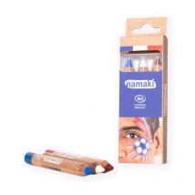 My Wonderful Kids - Kit Supporter 3 Crayons De Maquillage Bleu-blanc-rouge - Loisirs créatifs