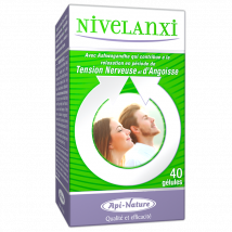 Pleine Forme - Nivelanxi-40 gélules-Api nature - Complément alimentaire - Stress - Sommeil